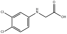 N-(3,4-Dichlorophenyl)glycine Structure
