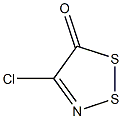 5H-1,2,3-Dithiazol-5-one, 4-chloro- Structure