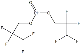 Phosphonic acid, bis(2,2,3,3-tetrafluoropropyl) ester Structure