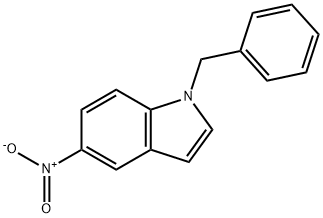 1-苯甲基-5-硝基-1H-吲哚, 65795-95-1, 结构式