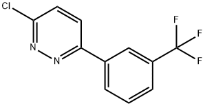 3-Chloro-6-(3-trifluoromethyl-phenyl)-pyridazine, 66548-63-8, 结构式