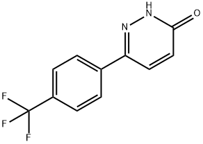 6-(4-(trifluoromethyl)phenyl)pyridazin-3(2H)-one,66548-87-6,结构式