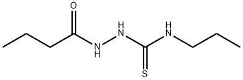 1-(butanoylamino)-3-propylthiourea Struktur