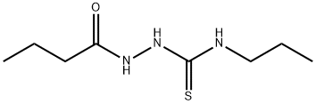 1-(butanoylamino)-3-propylthiourea Structure