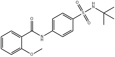 N-[4-(tert-butylsulfamoyl)phenyl]-2-methoxybenzamide Structure