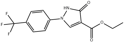 ethyl 3-hydroxy-1-(4-(trifluoromethyl)phenyl)-1H-pyrazole-4-carboxylate 结构式
