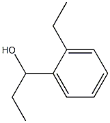 1-(2-エチルフェニル)-1-プロパノール 化学構造式