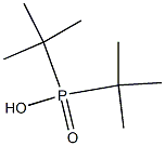 Phosphinic acid, bis(1,1-dimethylethyl)- Structure
