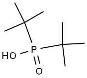 Phosphinic acid, bis(1,1-dimethylethyl)- Structure