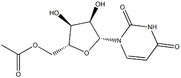 Uridine, 5'-acetate Structure