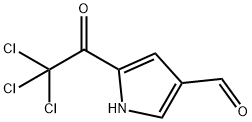5-(2,2,2-trichloroacetyl)-1H-pyrrole-3-carbaldehyde Struktur
