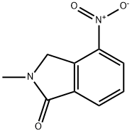 2-甲基-4-硝基异吲哚-1-酮, 682757-52-4, 结构式