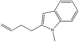 1H-Indole, 2-(3-butenyl)-1-methyl-