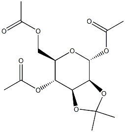 68791-17-3 1,4,6-三-O-乙酰基-2,3-O-亚异丙基-A-D-吡喃甘露糖