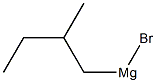 Magnesium, bromo(2-methylbutyl)- Structure