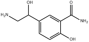 Benzamide, 5-(2-amino-1-hydroxyethyl)-2-hydroxy- Struktur
