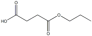 4-oxo-4-propoxy-butanoic acid Structure