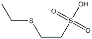 2-(乙硫基)乙烷-1-磺酸, 69536-68-1, 结构式