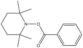 Piperidine, 1-(benzoyloxy)-2,2,6,6-tetramethyl- Struktur