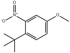 1-tert-Butyl-4-methoxy-2-nitro-benzene 结构式