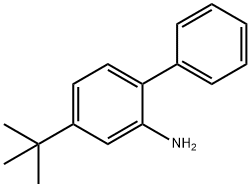 2-胺基-4-叔丁基联苯, 70729-04-3, 结构式
