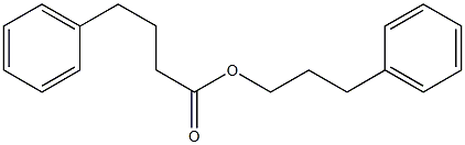 Benzenebutanoic acid, 3-phenylpropyl ester Struktur