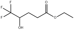 ethyl 5,5,5-trifluoro-4-hydroxypentanoate Struktur