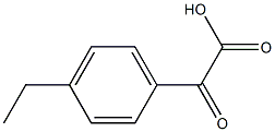 2-(4-Ethylphenyl)-2-oxoacetic acid Struktur