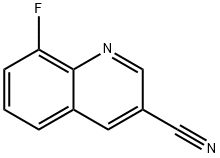 8-fluoroquinoline-3-carbonitrile Struktur