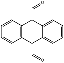 9,10-dihydroanthracen-9,10-dicarbaldehyde Struktur