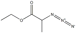 Propanoic acid, 2-azido-, ethyl ester 化学構造式