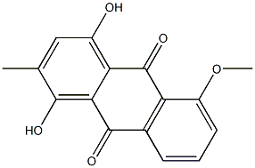 9,10-Anthracenedione, 1,4-dihydroxy-5-methoxy-2-methyl-