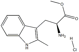 L-2-甲基色氨酸甲酯盐酸盐,71954-10-4,结构式