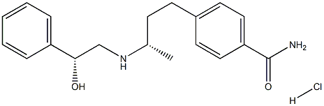 Benzamide,4-[(3S)-3-[[(2R)-2-hydroxy-2- phenylethyl]amino]butyl]-,monohydrochloride Structure