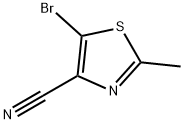 5-bromo-2-methylthiazole-4-carbonitrile Struktur