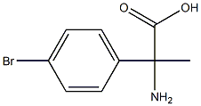 2-Amino-2-(4-bromophenyl)propanoic acid Structure