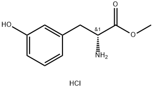 D-3-羟基苯丙氨酸甲酯盐酸盐, 72683-79-5, 结构式