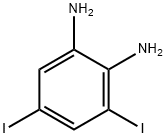 3,5-Diiodo-benzene-1,2-diamine Structure