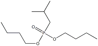Phosphonic acid, (2-methylpropyl)-, dibutyl ester Structure