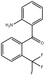 2-amino-2'-trifluoromethyl-benzophenone Struktur
