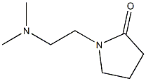 2-Pyrrolidinone, 1-[2-(dimethylamino)ethyl]- 化学構造式