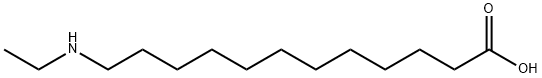 12-(ethylamino)- Dodecanoic acid Structure