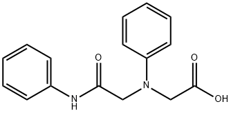 2-(N-(2-anilino-2-oxoethyl)aniline)acetic acid 结构式