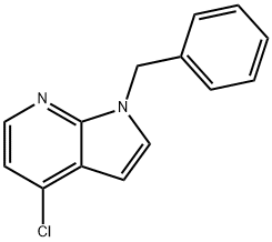 1-benzyl-4-chloro-1H-pyrrolo[2,3-b]pyridine,74420-04-5,结构式