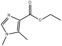 1,5-二甲基-1H-咪唑-4-羧酸乙酯 结构式