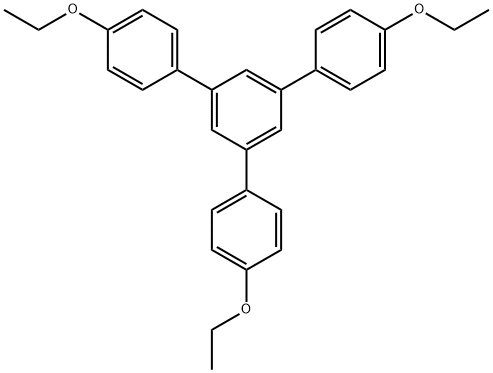 1,3,5-三(4-乙氧基苯基)苯 结构式