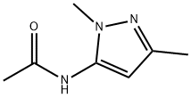 N-(1,3-二甲基-1H-吡唑-5-基)醋胺石 结构式