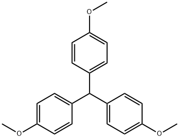 1-[bis(4-methoxyphenyl)methyl]-4-methoxy-benzene,7511-68-4,结构式