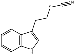 Thiocyanic acid 2-(1H-Indol-3-yl)ethyl ester Structure