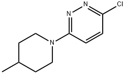 3-chloro-6-(4-methyl-1-piperidinyl)pyridazine Struktur